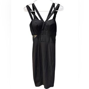Xscape Nordstrom Black Strappy Evening Dress
